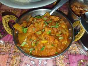 Vegan dish at Indian Lounge in Nice