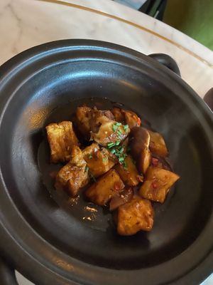 Tofu and eggplant at Song Qi in 