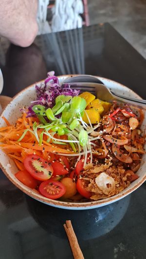 Mushroom bowl at Asa Vegan Kitchen and Studio in Chiang Mai