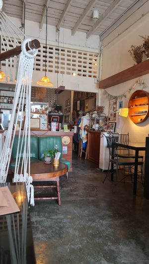 Downstairs at Asa Vegan Kitchen and Studio in Chiang Mai