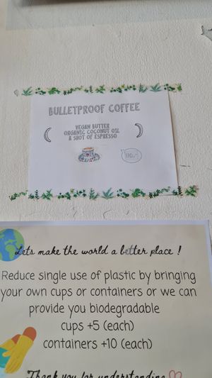 Bullet proof at Asa Vegan Kitchen and Studio in Chiang Mai