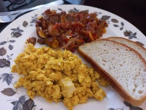 Build own breakfast at Asa Vegan Kitchen and Studio in Chiang Mai