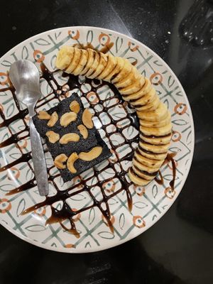 Cashew nut brownie  at Asa Vegan Kitchen and Studio in Chiang Mai
