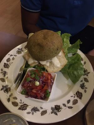 BBQ Jackfruit Burger at Asa Vegan Kitchen and Studio in Chiang Mai