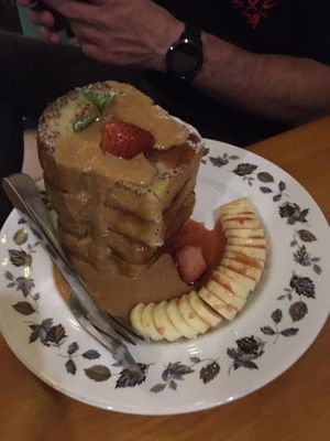 Peanut Butter Stuffed French Toast at Asa Vegan Kitchen and Studio in Chiang Mai