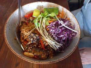 BBQ bowl at Asa Vegan Kitchen and Studio in Chiang Mai