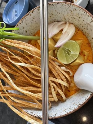 Khao Soi  at Asa Vegan Kitchen and Studio in Chiang Mai