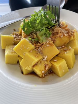 Chickpea Tofu  at Asa Vegan Kitchen and Studio in Chiang Mai
