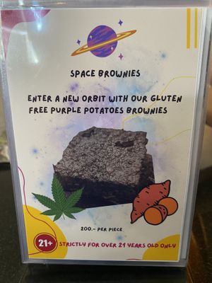 finally found vegan GF weed brownies  at Asa Vegan Kitchen and Studio in Chiang Mai