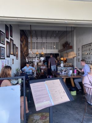 interior downstairs  at Asa Vegan Kitchen and Studio in Chiang Mai