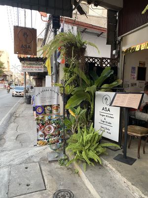 Restaurant front   at Asa Vegan Kitchen and Studio in Chiang Mai