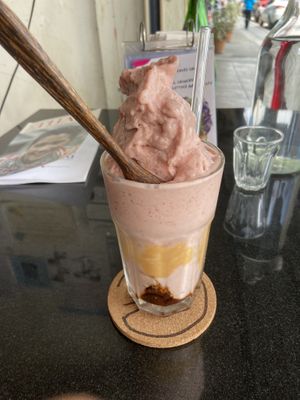 Strawberry & Peanut 🍓🥜  at Asa Vegan Kitchen and Studio in Chiang Mai