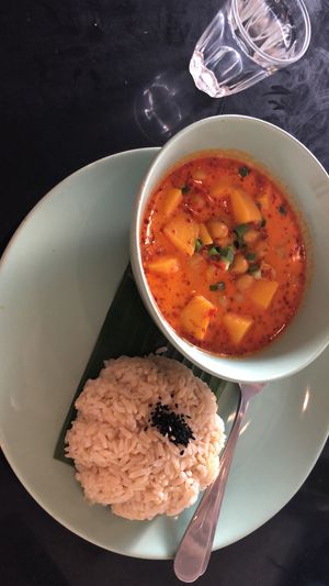 Mango curry  at Asa Vegan Kitchen and Studio in Chiang Mai