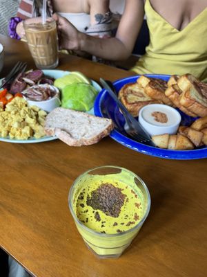 Turmeric late  at Asa Vegan Kitchen and Studio in Chiang Mai