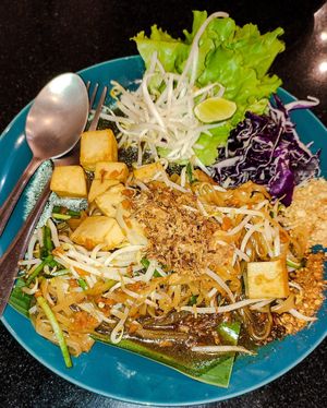 Pad Thai at Asa Vegan Kitchen and Studio in Chiang Mai