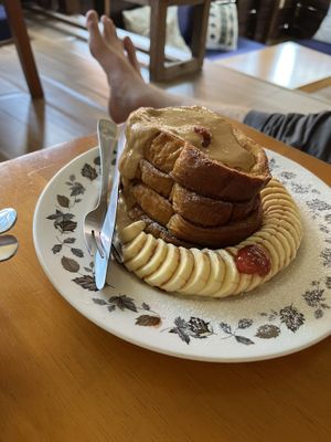 Peanut butter and jelly French toast   at Asa Vegan Kitchen and Studio in Chiang Mai
