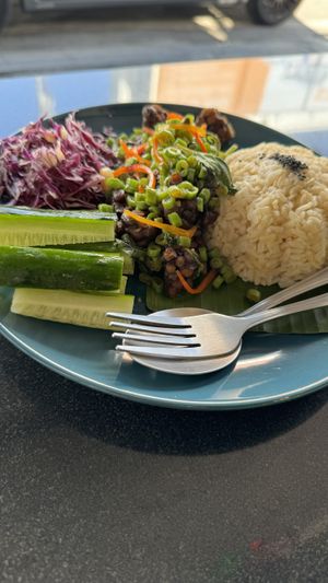 Tempeh Krapao   at Asa Vegan Kitchen and Studio in Chiang Mai