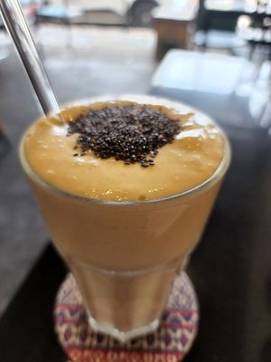 Mango lassi at Asa Vegan Kitchen and Studio in Chiang Mai