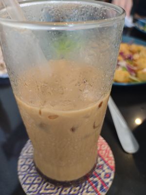 Chai latte at Asa Vegan Kitchen and Studio in Chiang Mai