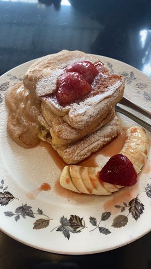 Peanut butter n jelly French toast   at Asa Vegan Kitchen and Studio in Chiang Mai