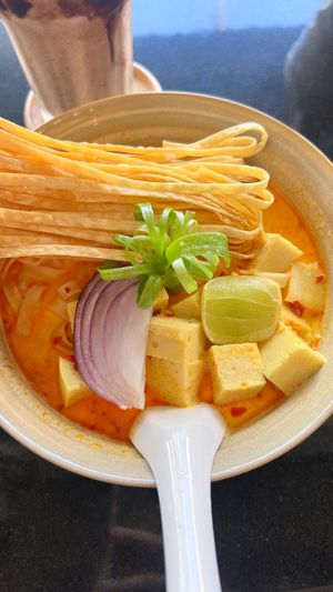 Khao Soi   at Asa Vegan Kitchen and Studio in Chiang Mai
