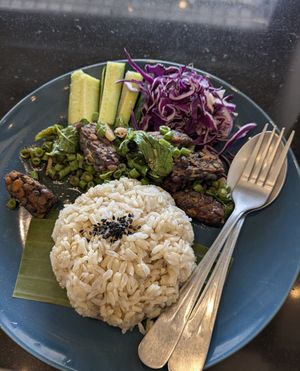 Krapow with Black Bean Tempeh at Asa Vegan Kitchen and Studio in Chiang Mai