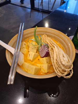 Khao Soi at Asa Vegan Kitchen and Studio in Chiang Mai