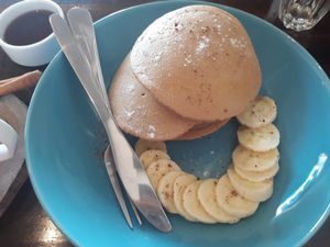 Pancakes at Asa Vegan Kitchen and Studio in Chiang Mai