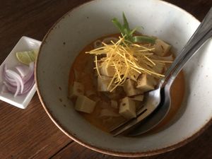 Kao Soi at Asa Vegan Kitchen and Studio in Chiang Mai