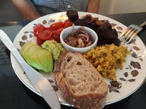 Big breakfast at Asa Vegan Kitchen and Studio in Chiang Mai