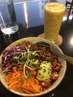 Pulled BBQ Mushroom Bowl at Asa Vegan Kitchen and Studio in Chiang Mai