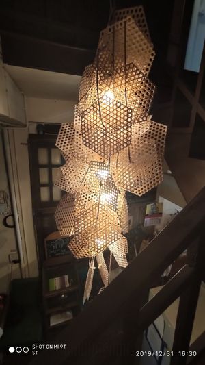 Stair to 2nd floor at Asa Vegan Kitchen and Studio in Chiang Mai