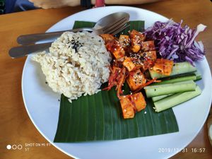 Pad Prik Khing Tofu at Asa Vegan Kitchen and Studio in Chiang Mai