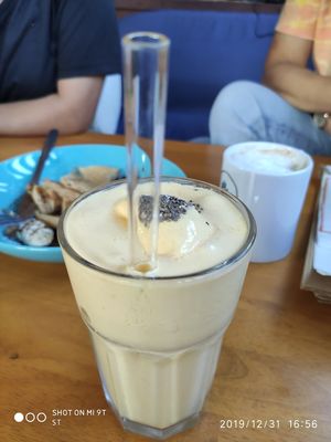 Mango Lassi at Asa Vegan Kitchen and Studio in Chiang Mai