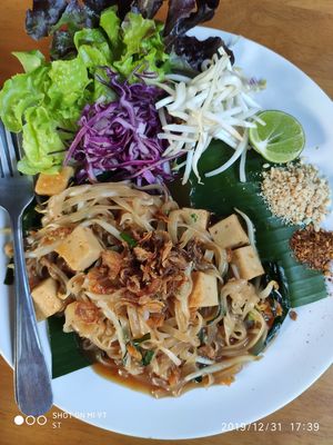 Pad Thai at Asa Vegan Kitchen and Studio in Chiang Mai