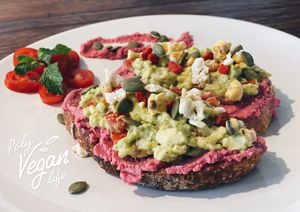 Avocado Hummus Toast 😘🥰 at Asa Vegan Kitchen and Studio in Chiang Mai