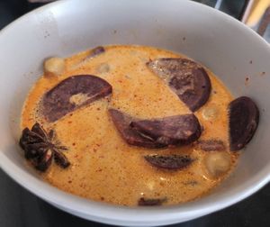 Massaman curry at Asa Vegan Kitchen and Studio in Chiang Mai