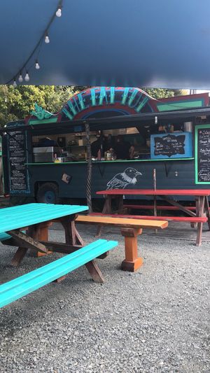 Food truck at The Fat Tui in Marahau