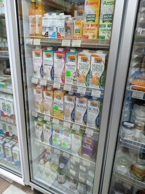 Vegan milk and cooking cream at Planteea - Drumul Taberei in Bucharest