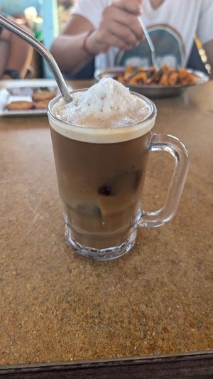 Frappucino with soy milk at Kuku in Jaisalmer