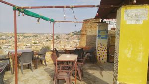 Terrasse de chez Kuku at Kuku in Jaisalmer