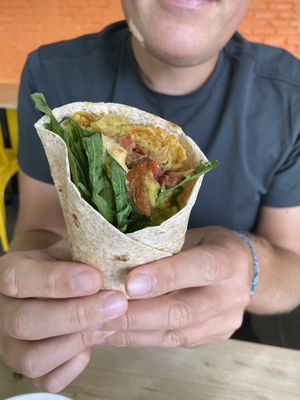 Breakfast Burrito   at Munchies Tha Phae Gate in Chiang Mai