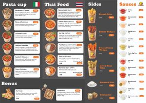 2023 Menu 2 at Munchies Tha Phae Gate in Chiang Mai