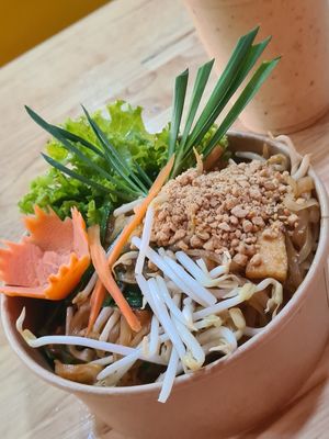 Phad thai, very tasty. at Munchies Tha Phae Gate in Chiang Mai