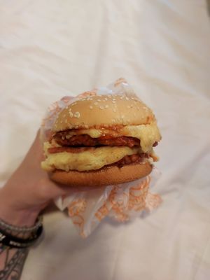 Double Cheeseburger at Munchies Tha Phae Gate in Chiang Mai