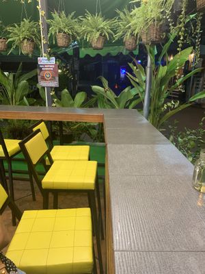 Sitting area at Munchies Tha Phae Gate in Chiang Mai