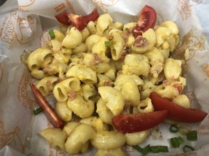 Mac and cheese  at Munchies Tha Phae Gate in Chiang Mai