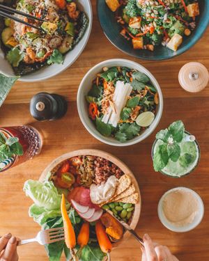 Veggies options at Neon Palms in Seminyak