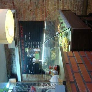 front counter at Troitsky Most - Nab Reki Moyki in St Petersburg