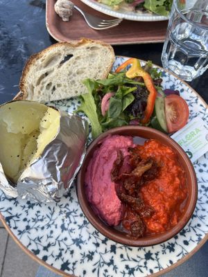 Vegan Baked Potato  at Global Living in Vasteras